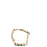 14k Yellow Gold 5.00ct F/G VS2 Round Diamond Tennis Bracelet  7"inch